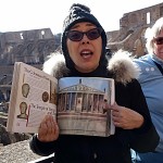 Natalie, notre guide à Rome. !אי לה מפה